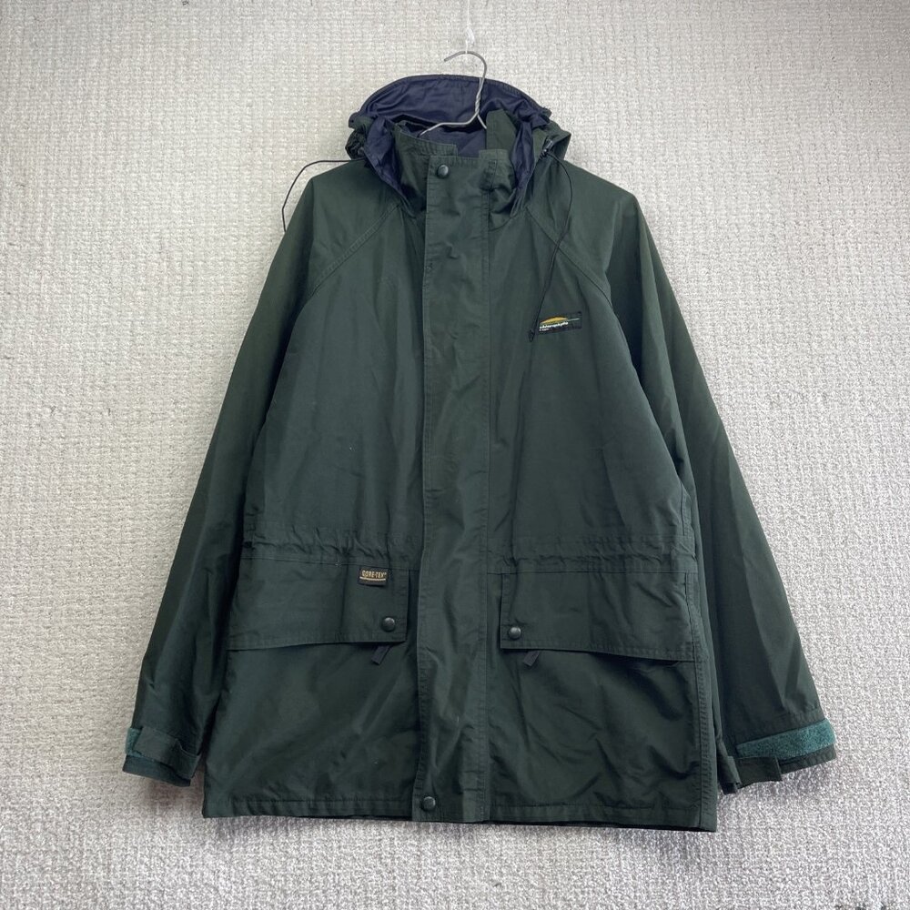 VTG Chlorophylle Gore-Tex GTX Shell Jacket Retro Forest Green Men S Read*